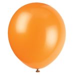 12″ Latex Pumpkin Orange Balloons, 72ct