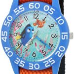 Disney Boy’s ‘Finding Dory’ Quartz Plastic and Nylon Watch, Color:Orange (Model: W003014)