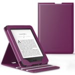 MoKo Case for Kindle Paperwhite, Premium Vertical Flip Cover with Auto Wake / Sleep for Amazon All-New Kindle Paperwhite (Fits All 2012, 2013, 2015 and 2016 Versions), PURPLE