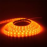 ALITOVE 16.4ft 5050 SMD Orange LED Flexible Strip Light lamp 5M 300 LEDs Waterproof IP65 12V DC for home hotels clubs shopping malls cars Lighting