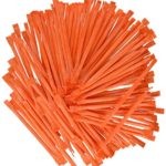 Albert’s Splash Candy Filled Straws, Orange, Orange Flavor, 240 Pieces