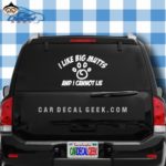 I Like Big Mutts and I Cannot Lie Funny Vinyl Decal Sticker for Car Truck Window Laptop Macbook Wall Cooler Tumbler | Die-cut/No Background | Multiple Sizes and Colors , 8-Inch , Orange