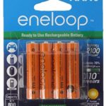 8 Panasonic Eneloop AAA NiMH Pre-charged Rechargeable Batteries -With Battery Holder “Limited Edition Orange Color Eneloops”