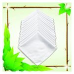 Landisun 12 Pack Fine Men’s Handkerchiefs 100% Cotton
