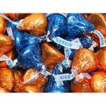 Hershey Kisses Color Combo – Dark Blue and Orange: 800-Piece Box