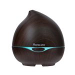300ml Essential Oils Diffuser, HOROMA Aromatherapy Diffuser Cool Mist Humidifier, 7 Color LED Lights