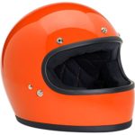 Biltwell Inc. Gringo Helmets, Distinct Name: Hazard Orange, Gender: Mens/Unisex, Helmet Category: Street, Helmet Type: Full-face Helmets, Primary Color: Orange, Size: Md GH-ORG-GL-MED