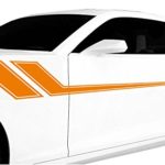 FGD Universal Racing Pin Stripe Decal Set 68″x8.5″ You Pick the Color (Orange)