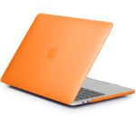 MacBook Pro 13 Case 2017 & 2016, A1706 & A1708, Pasonomi Ultra Slim Plastic Hard Case Shell for Newest Macbook Pro 13 Inch with/without Touch Bar (A1706/A1708, NEWEST Release 2017 & 2016) (Orange)