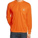 Carhartt Men’s High Visibility Force Color Enhanced Long Sleeve Tee