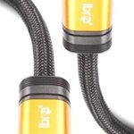 IBRA 6 Feet – High Speed HDMI Cable v2.0 Supports 3d Ps4 Sky Hd 4k Ultra Hd 2160p – Orange Gold