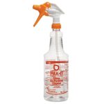 PAK-IT 578420004012 Color-Coded Trigger-Spray Bottle, 32 oz, Orange: Citrus All-Purpose Cleaner