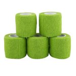 5 Rolls Adhesive Elastic Bandage Self Adherent Cohesive Bandages First Aid Self Adherent Rap Tape for Outdoor Sports