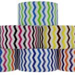 RamPro Chevron Series Duct Tape Assorted Colors 6-Pack, 1.88” x 5 Yard – Colors Included: Blue/Orange/Green/Brown/Pink/Purple, Brown/Yellow, Green/Blue, Light/Dark Blue, Purple/Orange & Black/Pink.