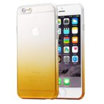 EKINHUI Case Cover HAWEEL Ultra Slim Gradient Color Clear Soft TPU Case for iPhone 6 Plus &6sPlus ( Color : Orange )
