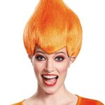 Troll Wig – #1 Quality Colorful Troll Costume Hair – 5 Colors Available – Cosplay Troll Wig (Orange)