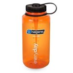 Halloween Water Bottle, Nalgene 32 oz., Wide Mouth, Orange w/ Black Cap