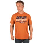 NFL Denver Broncos Adult men NFL Plus S/Team Color Tee,5X,Orange