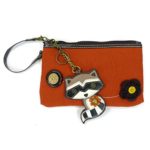 Chala Wristlet Clutches in Orange/Red Color & Canvas