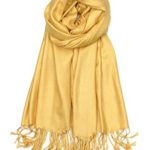 Achillea Large Soft Silky Pashmina Shawl Wrap Scarf in Solid Colors