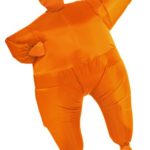 Rubie’s Costume Inflatable Full Body Suit Costume, Orange, One Size