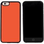 Rikki Knight Case Cover for iPhone 6/6s – Tangerine Orange Color Fall Winter Design