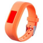 Coohole Sports Silicone Watch Band Bracelet Strap For Garmin VivoFit Jr Junior (Orange)