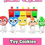 Learn Colors – Toy Cookies and Garage