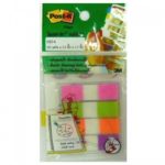 POST-IT STICKY NOTE 683-4A FLAGS 4 COLORS, PINK, GREEN, ORANGE, PURPLE