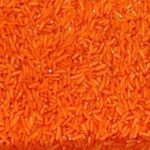 Orange Colored Rice Sensory Table 3 Pound Karma Keepers Rainbow Rice Non Toxic