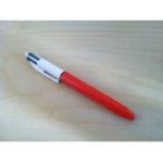 4 Color Ballpoint Pen, Retractable, .7mm, Fine Point, Asst. Ink, Orange Barrel (BICFM11) Category: Ballpoints