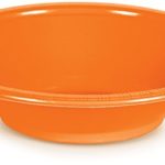 Creative Converting 28191051 20 Count Touch of Color Plastic Bowl, 12 oz, Sunkissed Orange