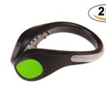 Shoe Clip Safety Light (Pack of 2), AIKATE Portable Night Safety LED Light for Outdoor Sports, Runners, Joggers, Walkers. Multiple Colors