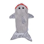 Allstar Innovations – Snuggie Tails –  Shark Blanket for Kids, Gray, As Seen on TV