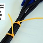PA66 Heavy Duty Industrial Grade Self-locking Zip Ties, Nylon Cable Ties, Plastic Wire Ties, 6″ L , 40 lb, Orange, 1000 Piece
