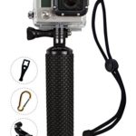 ProFloat Waterproof Floating Hand Grip compatible with GoPro Cameras Hero 5 Session Black Silver Hero 2 3 3+ 4. Handler & Handle Mount Accessories Kit & Water Sport Floaty for Action Camera (Orange)