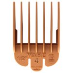 Wahl Professional Color Coded Comb Attachment #3144-1003 – Orange #4 – 1/2” (13mm) – Great for Professional Stylists and Barbers