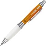 Uni Mechanical Pencil, Chrome Color Model with White Alpha Gel Grip, 0.5mm, Chrome Orange (M5618GG1PC.4)