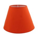 uxcell 130mm x 230mm x 180mm(Bot D x Top D x H)Pure Color Table Lamp Shade Orange