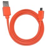 Tour Flat Charging Power Supply Cable Cord Line for JBL Bluetooth Speaker (Orange)