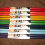 7 PAIR Perfektion Colored Nylon Tip Drum Sticks – “Colors of the Rainbow Pack”Red, Orange, Yellow, Green, Dark Blue, Light Blue, Purple (1 pair each color)