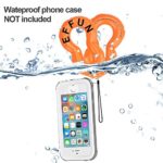 Waterproof Inflatable Camera/Phone Float Strap (2-Pack), EFFUN Waterproof Inflatable Float Strap for Underwater Camera,Phone and Key–Orange