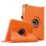 Fintie iPad Air 2 Case (2014 Release) – 360 Degree Rotating Stand Protective Case Smart Cover with Auto Sleep / Wake Feature for Apple iPad Air 2, Orange