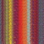 Noro Silk Garden, 341 – Orange-Wine-Aqua-Lemon-Lime