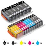 Office World Compatible Ink Cartridge Replacement for Canon PGI-250XL CLI-251XL,Compatible with Canon PIXMA MX922 MG7520 MG5520 MG5420 MG7120 MG6320 MG6620 IP8720 MG5620