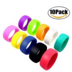 ThreeBulls Wedding Band Pack for Men Women Flexible Comfort Sport Love Ring Silicone Wedding Ring- Birthday or Anniversary