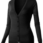 H2H Womens Comfy Button Down Long Sleeve Basic Knitted Cardigan Sweater