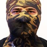 Exo-Pro Ski Snowboard Motorcycle Face and Neck Mask Neoprene Lined With Nylon Various Colors (Military Camo)