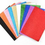 ALL in ONE 10 Color Glitter Sticky Back Foam Sheets Art Craft Project 10/pkg 20x30cm