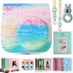 CAIUL 7 in 1 Fujifilm Instax Mini 8 8+ 9 Camera Accessories Bundles Kit – Rainbow Mist